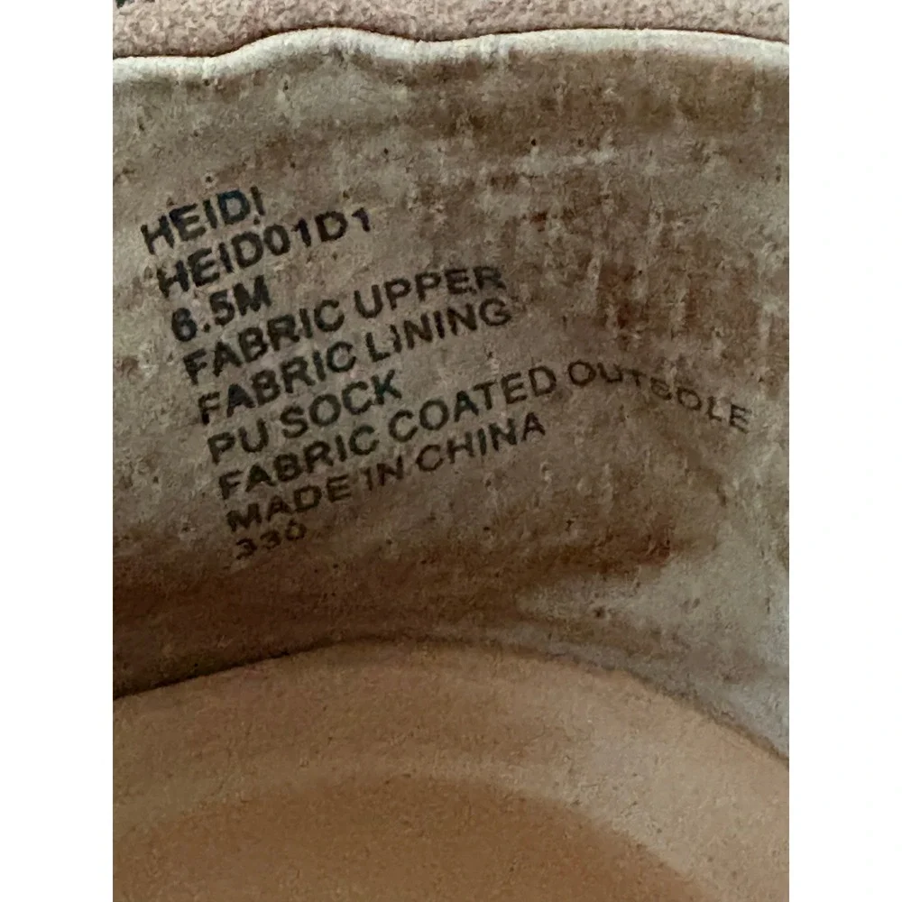 Steve Madden‎ Womens Heidi Platform Sneakers 6.5 Blush Pink Faux Suede Slip On